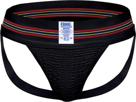 BIKE Original #10 Jockstrap Black - MAAT L - Heren Ondergoed - Jockstrap voor Man - Mannen Jock