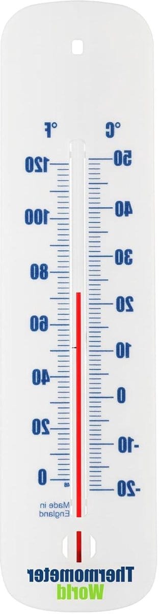 Accurate Indoor and Outdoor Room Thermometer - Blue