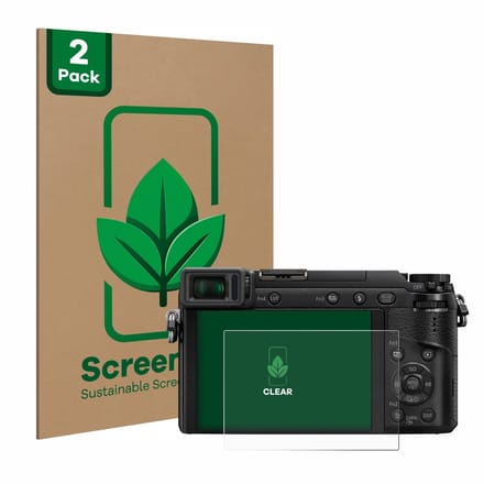 2 Stuks Screenprotector voor Panasonic Lumix DMC-GX80 - Hoogwaardige Beschermfolie transparant