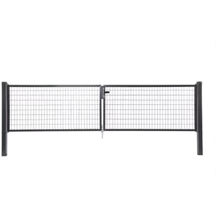 Giardino Dubbele Poort Napoli H 200 X 2 X L 150cm Antraciet