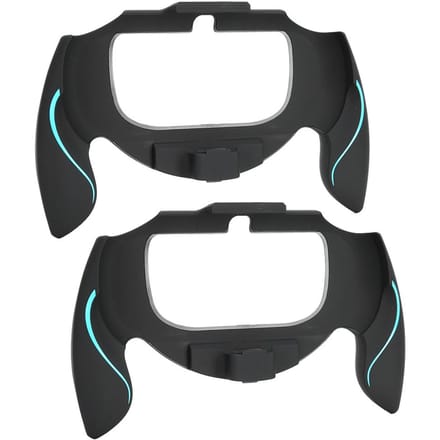 2 stuks Game Machine Gebogen Handvat Grip Cover voor Sony PSV1000 Game Console voor PSVITAblauw blauw