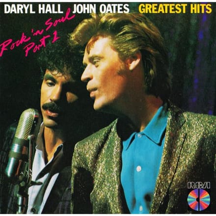 CD DARYL HALL  JOHN OATES  Greatest Hits Rock  Soul Deel PCD14858 RCA 1983 VS Rock Gebruikt brown