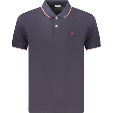 Coveri Moving Blauwe Katoenen Heren Polo