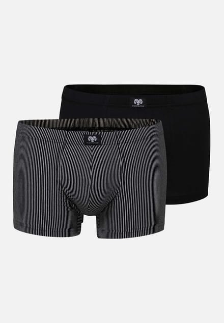 CECEBA Spirit 2-pack Heren Boxer - Modal- Zwart