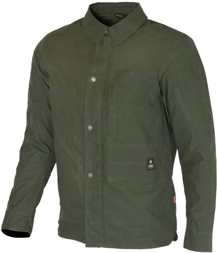 Merlin Broughton Organic D3O Groen Motorshirt - Jas