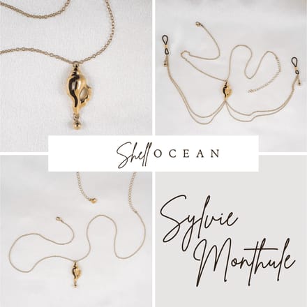 Sylvie Monthulé | Gold Belly Chain Set | Shell Ocean size M size M