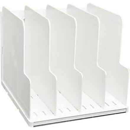 Exacompta Modulotop Sorter A4+ AutentiK Wit, 5 flexibele verdelers, etikethouder, Blaue Engel, 25 jaar garantie