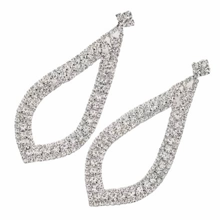 Oorbellen- Grace- strass-extra lang-8.5 cm-Charme Bijoux