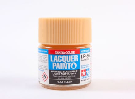 Tamiya Hobbyverf Enamel verf - LP-66 Flat Flesh - Matt - Lacquer Paint - Verf potje - 10 ml