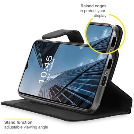 Accezz Hoesje - Geschikt voor Xiaomi Mi 10 Lite - Wallet Softcase Bookcase - Zwart