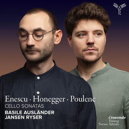 Jansen Ryser & Basile Ausländer - Enescu, Honegger, Poulenc: Cello Sonatas (CD)