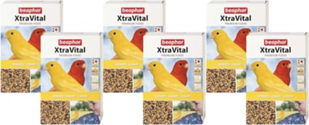 6x Beaphar XtraVital Kanarie - Vogelvoer - 500g