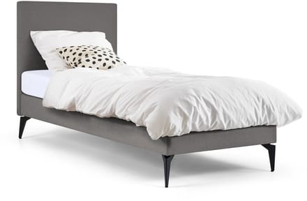 Maxi Boxspring Cisano met Easy Pocket 300 matras - 90 x 200 cm - light grey