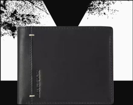 MAVERICK BILLFOLD COMPACT LEDER ZWART MAV-UC-001-0 URBAN CLASSIC