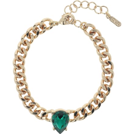 OTAZU Emerald Shackle Bracelet Größe: OS | Armbänder Outlet | Damen