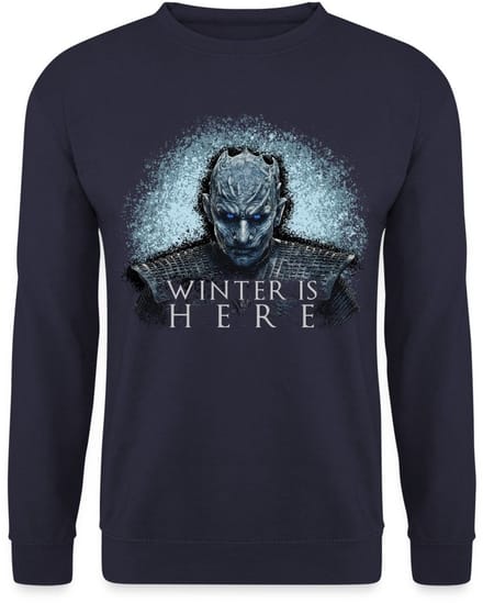 Game Of Thrones Night King Winter Is Here Sweater Heren