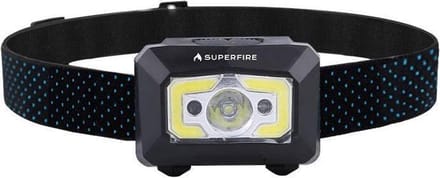 Superfire Headlight with non-contact switch X30 340lm USB