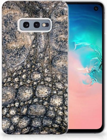 Samsung Galaxy S10e TPU Hoesje Krokodillenprint