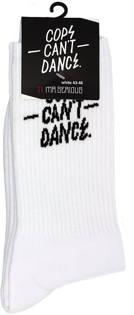Cops can’t dance socks white