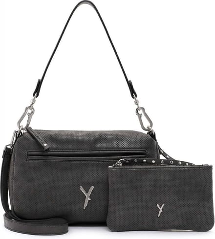 SURI FREY Schoudertas Handtas Laley Crossover Bag Darkgrey Donkergrijs