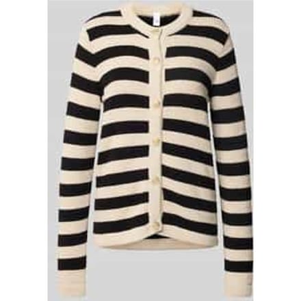 Gebreide cardigan met ronde hals, model 'SIRONI'