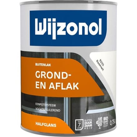 Wijzonol Dekkend Halfglans - 0,75l - RAL 9001