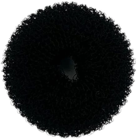 Haardonut - knotrol - knot maken - zwart - klein