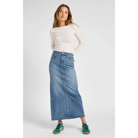 Lee Flap Pocket Maxi Skirt Bask In It Größe: W29 | Maxiröcke Outlet | Damen