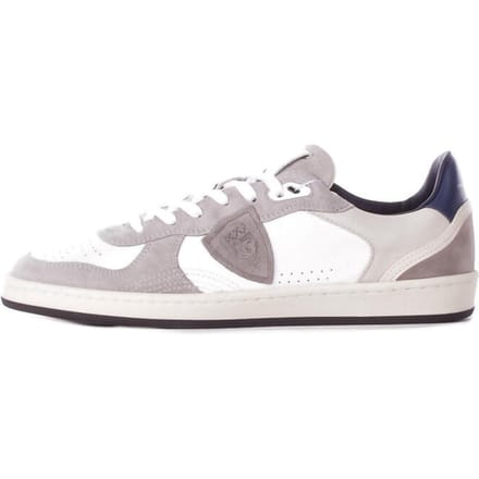 Philippe Model Paris Mannen sneakers pglu vd02 pgal lage man wit blauw