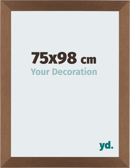 Your Decoration - Fotolijst 75x98 cm - MDF - Koper Decor - Mura
