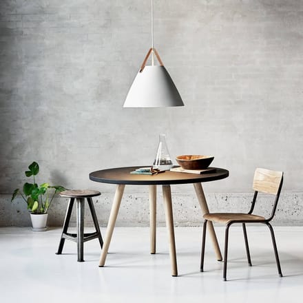DFTP by Nordlux Hanglamp Strap met metalen kap Ø 48 cm wit