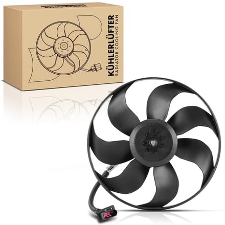 Frankberg 1x Motorradiateur Enkele ventilator