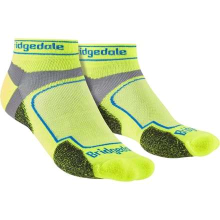 Bridgedale - Heren Hardloop Ultralichte Sport Lage Sokken - Geel
