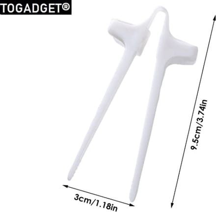 Vinger Eetstokjes - Finger Chopsticks - chips sticks - joystick controller accessoire - wit