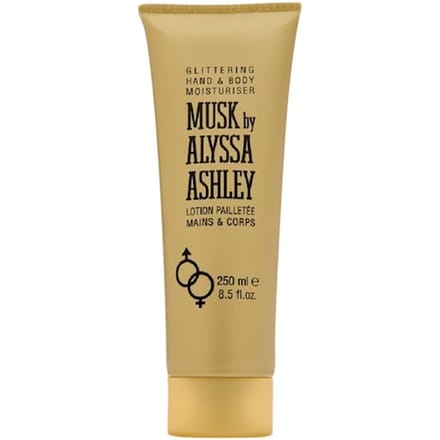 Alyssa Ashley Musk Glitterende Hand & Body Lotion Lichaamsverzorging Dames 250 ml
