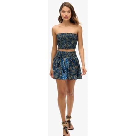 Superdry - St. Tropez-minirok met paisleyprint - Dames - Rokken
