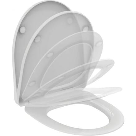 Ideal Standard life A WC seat round shape, removable, with softclosing T467701