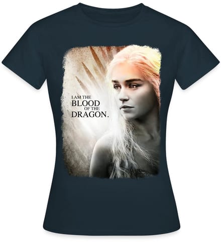 Game Of Thrones Daenerys Targaryen Citaat T-Shirt Dames