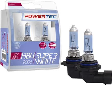 Powertec HB4 12V Halogeenlampen – SuperWhite – Set van 2