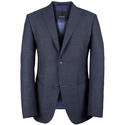 Roy Robson Colbert Fine Contrast Structure Midden Blauw / male