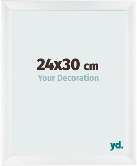 Your Decoration - Fotolijst 24x30 cm - MDF - Wit Hoogglans - Pisa