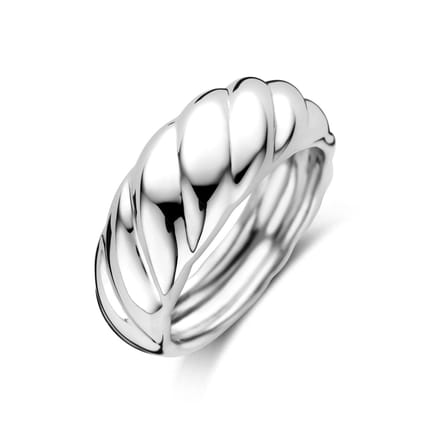 Lev Sieraden - Gerhodineerd 925 Zilveren ring - Balloon - 8.5mm - maat 54 - dames ring