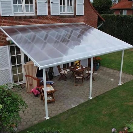 Dakpaneel - Luifel - Bescherming - UV-bestendig - 0.8m x 3m - Transparant