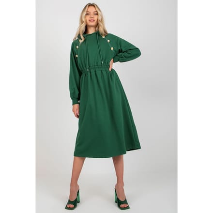 Urban Cozy Sweat Dress - Grün / Einheitsgröße