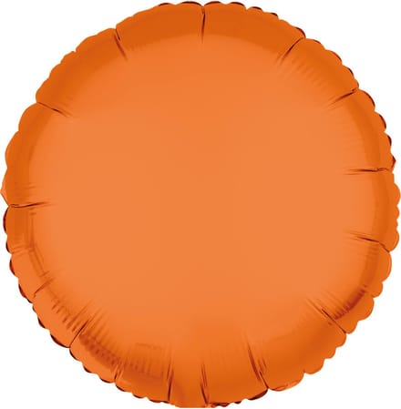 Riethmüller - Folieballon rond - neon oranje - 45 cm