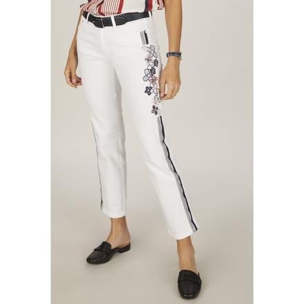 River Woods Regular Waist Straight Cropped Taglia: W25 | Pantaloni Outlet | Donna