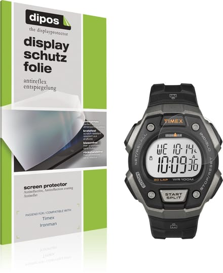 dipos – 6x Matte Beschermfolie geschikt voor Timex Ironman | Krasbestendige & antireflecterende Screenprotector Ultra-Thin