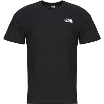 Printed Short Sleeve Round Neck T-shirt - Black Shirts