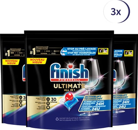 Finish Ultimate Regular 30 tabs x3