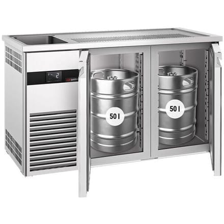 GGM Gastro Biertheke PREMIUM - 1550x700mm - 2 Türen